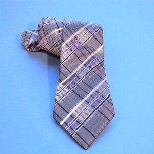 Bellezza Men’s Purple Silk Tie -